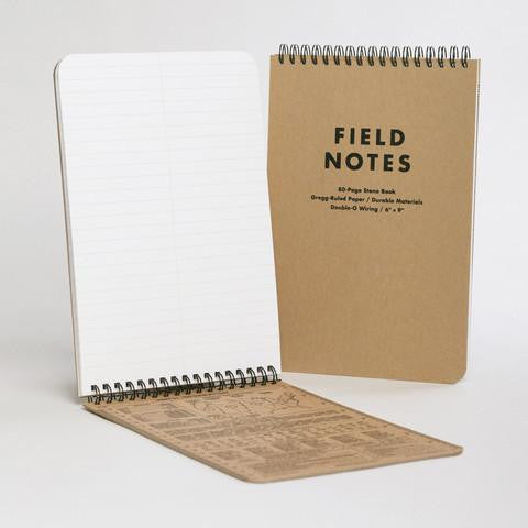 FIELD NOTES Steno Book - Natural Kraft - Ruled